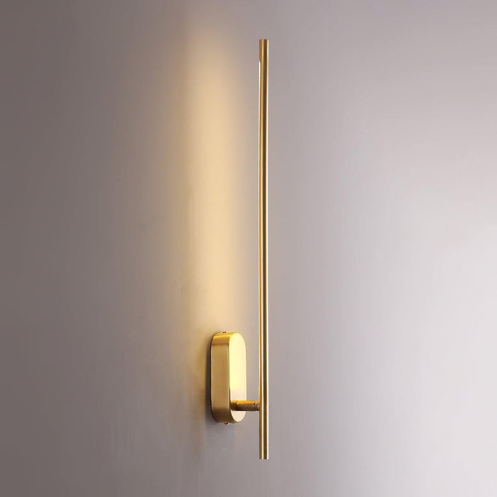 Minimalist Stick-Shaped Metal Wall Sconce
