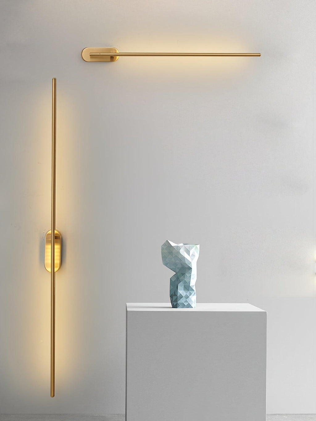 Minimalist Stick-Shaped Metal Wall Sconce