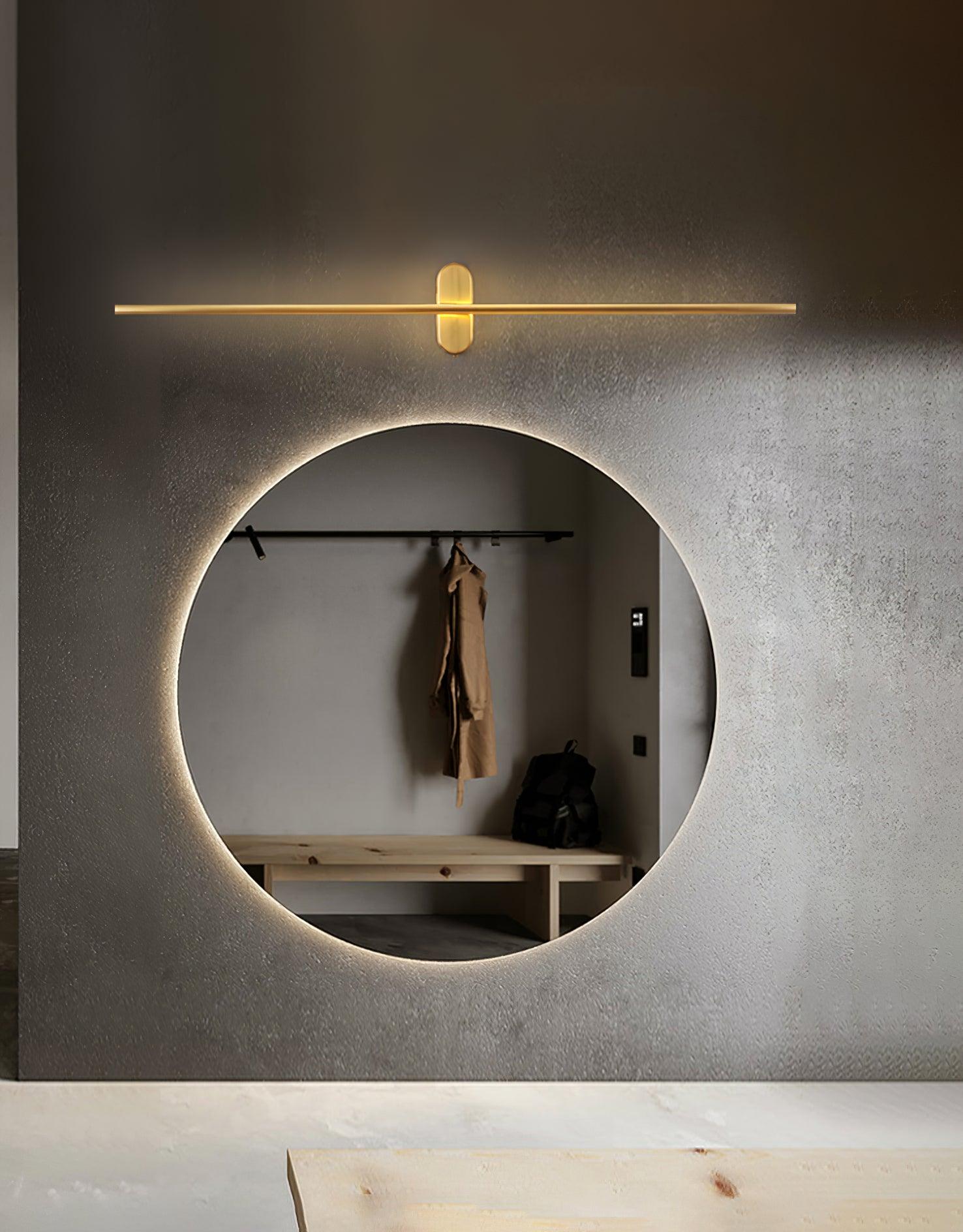 Minimalist Stick-Shaped Metal Wall Sconce