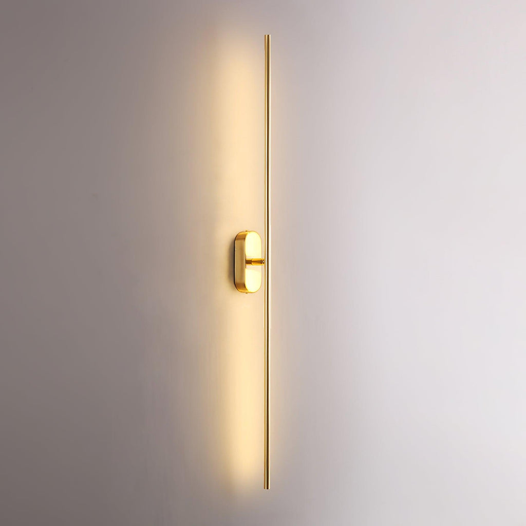Minimalist Stick-Shaped Metal Wall Sconce