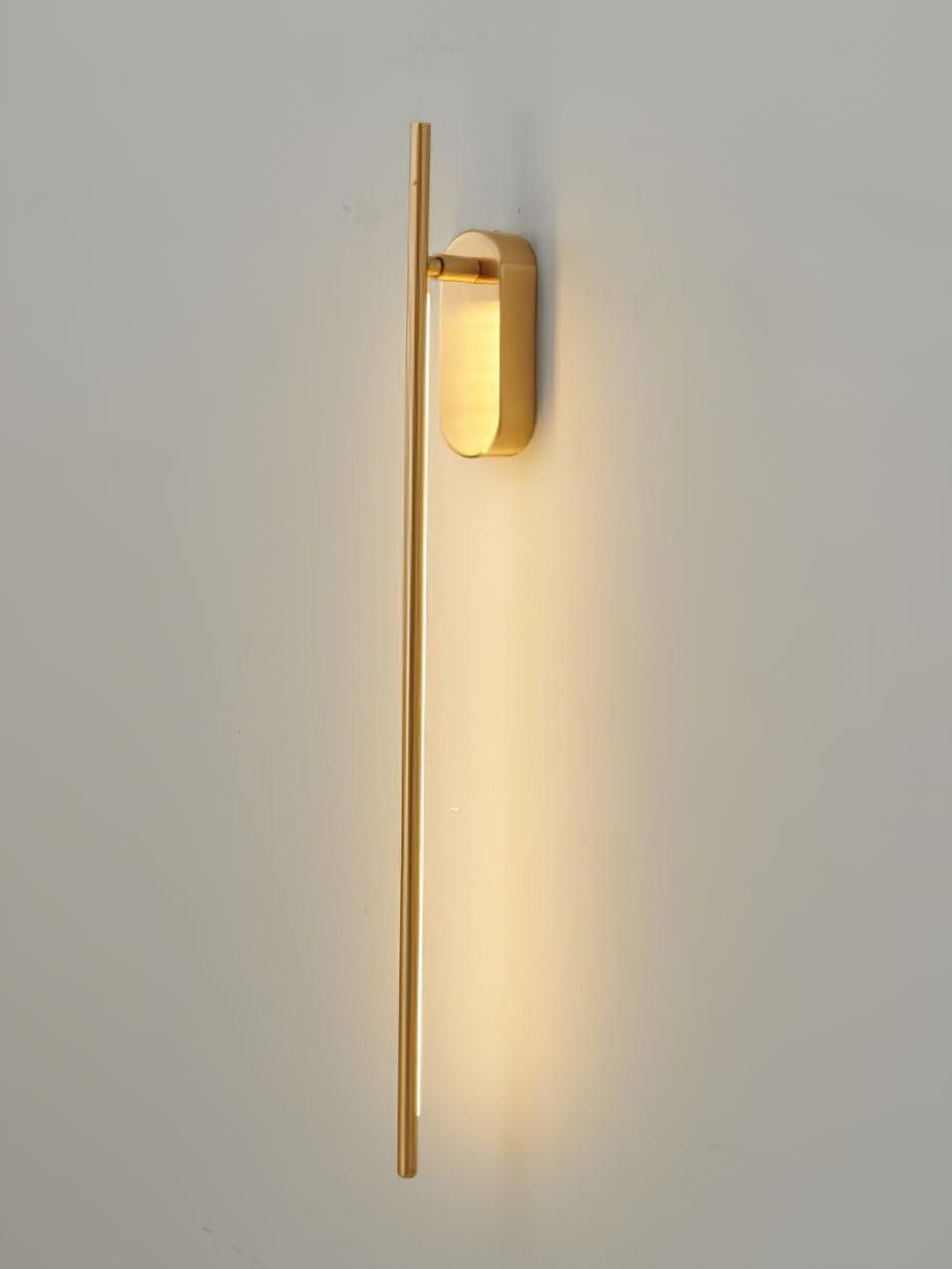 Minimalist Stick-Shaped Metal Wall Sconce