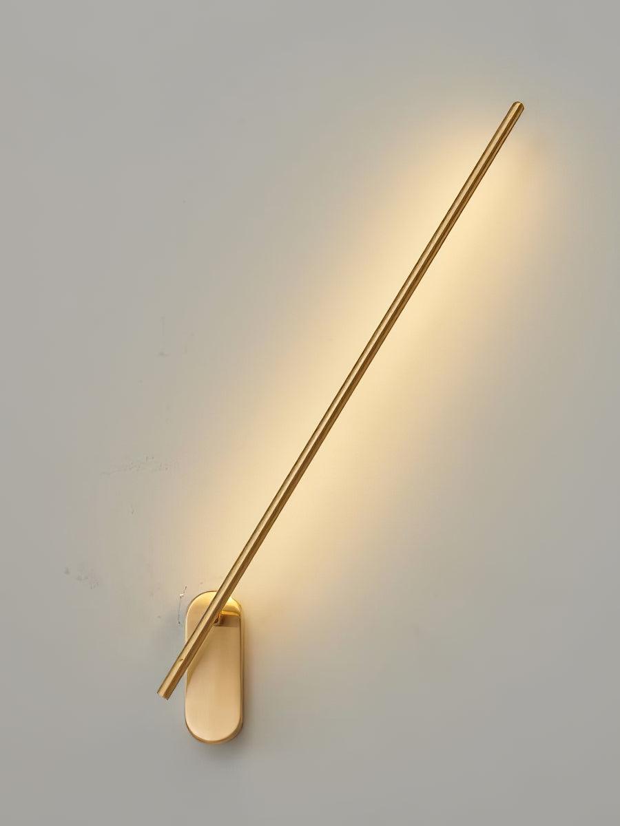 Minimalist Stick-Shaped Metal Wall Sconce