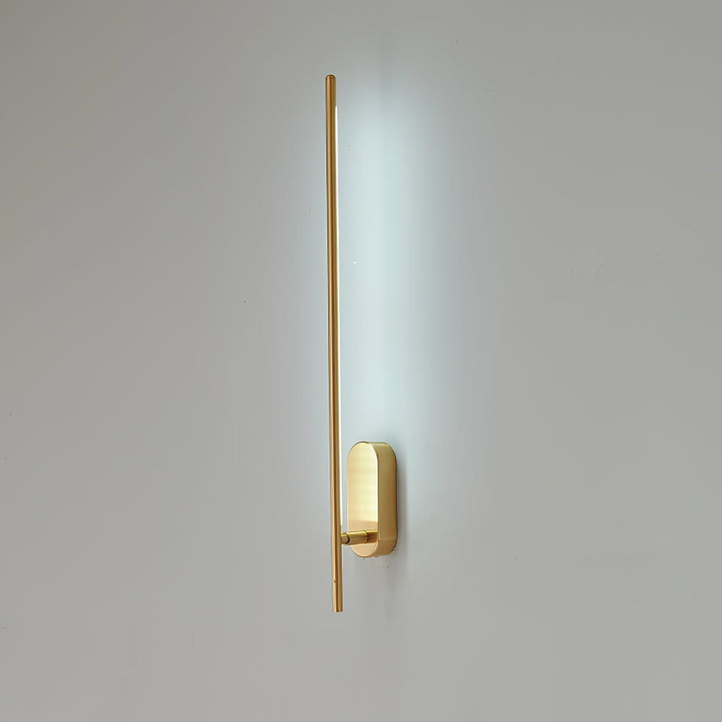 Minimalist Stick-Shaped Metal Wall Sconce