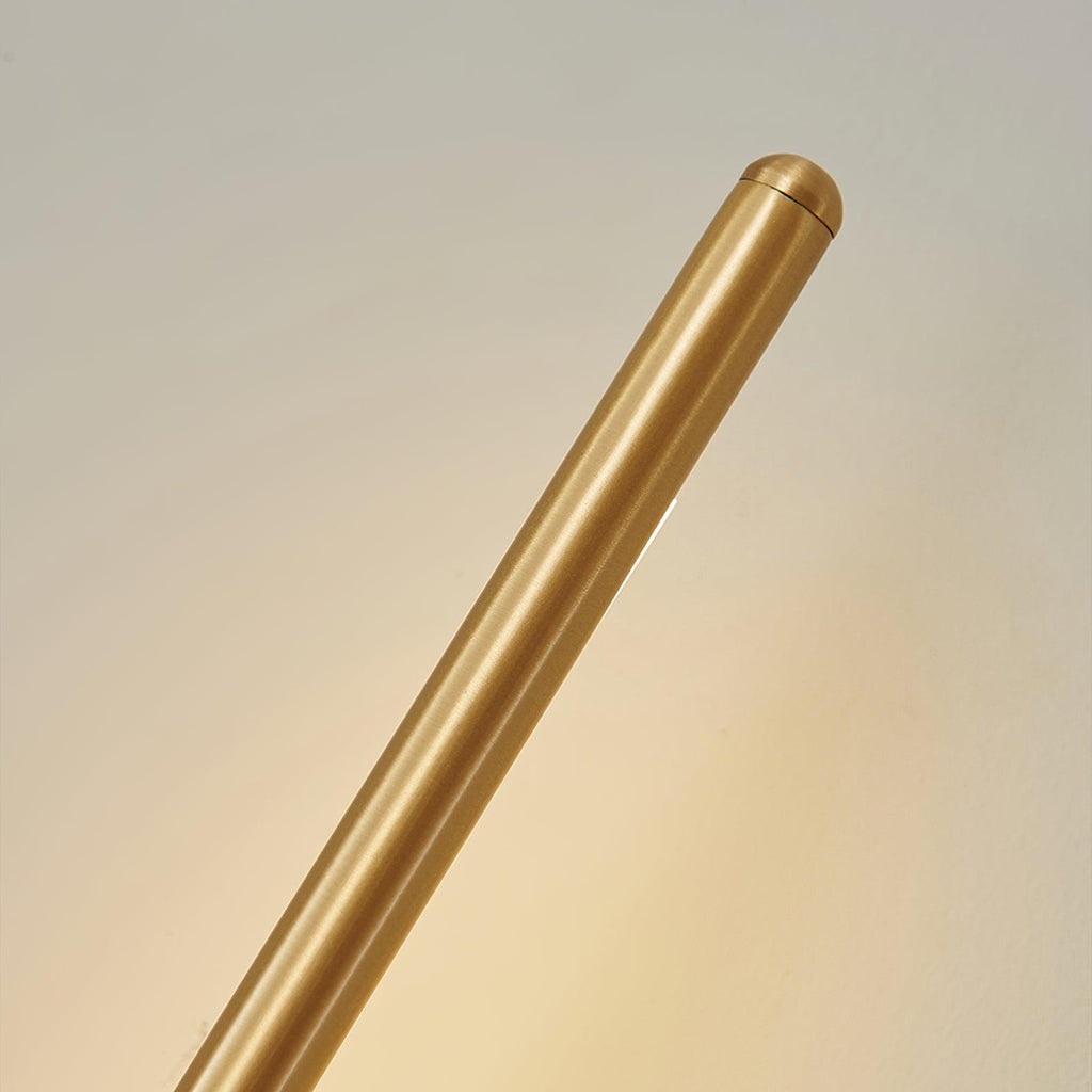 Minimalist Stick-Shaped Metal Wall Sconce
