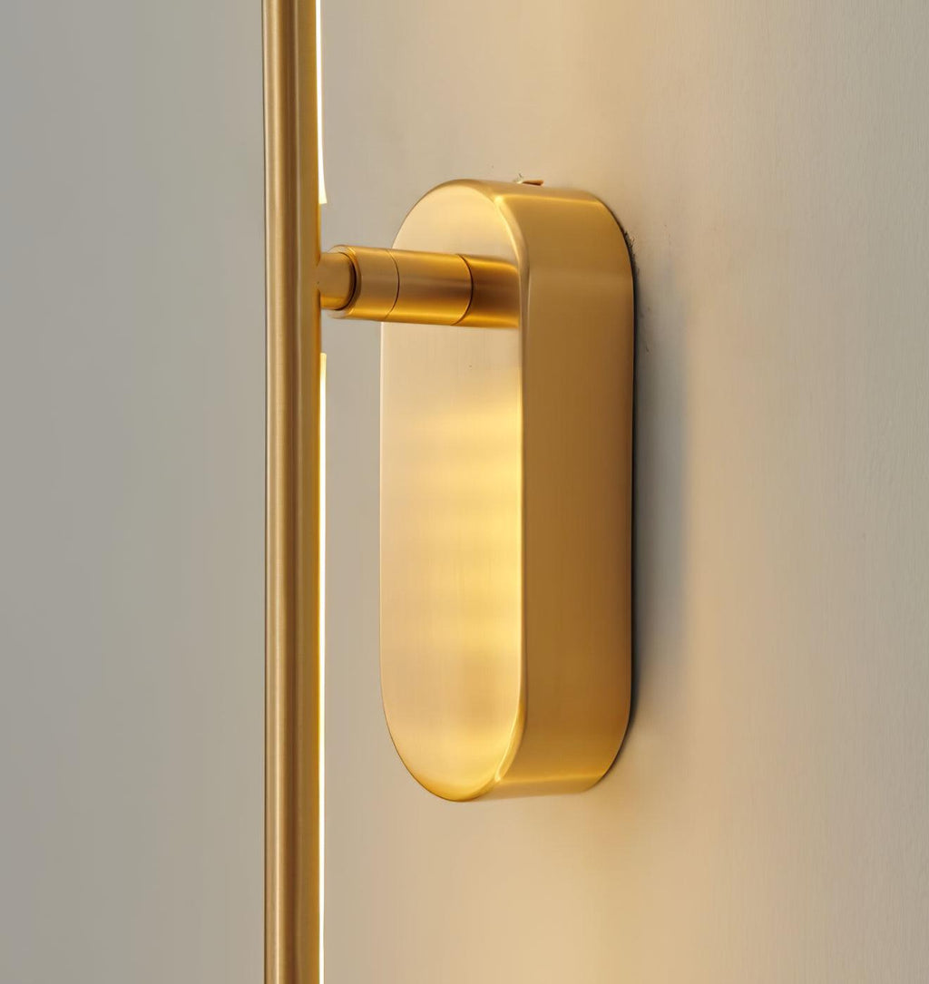 Minimalist Stick-Shaped Metal Wall Sconce