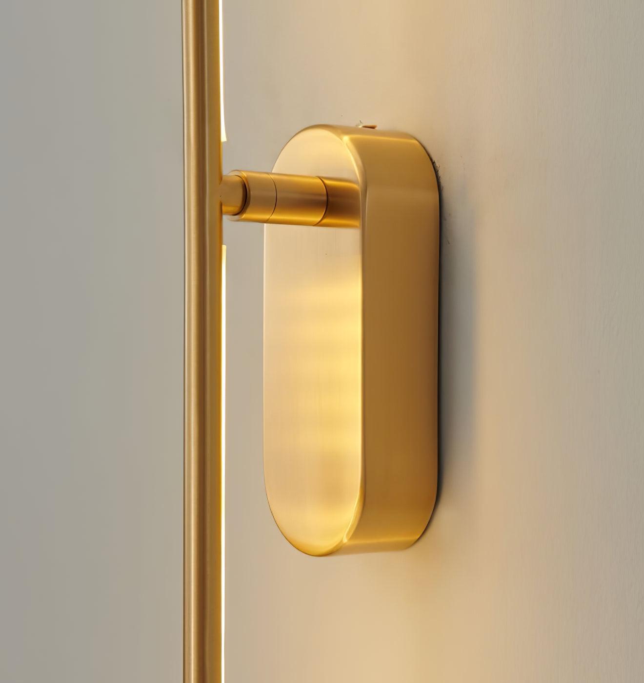 Minimalist Stick-Shaped Metal Wall Sconce