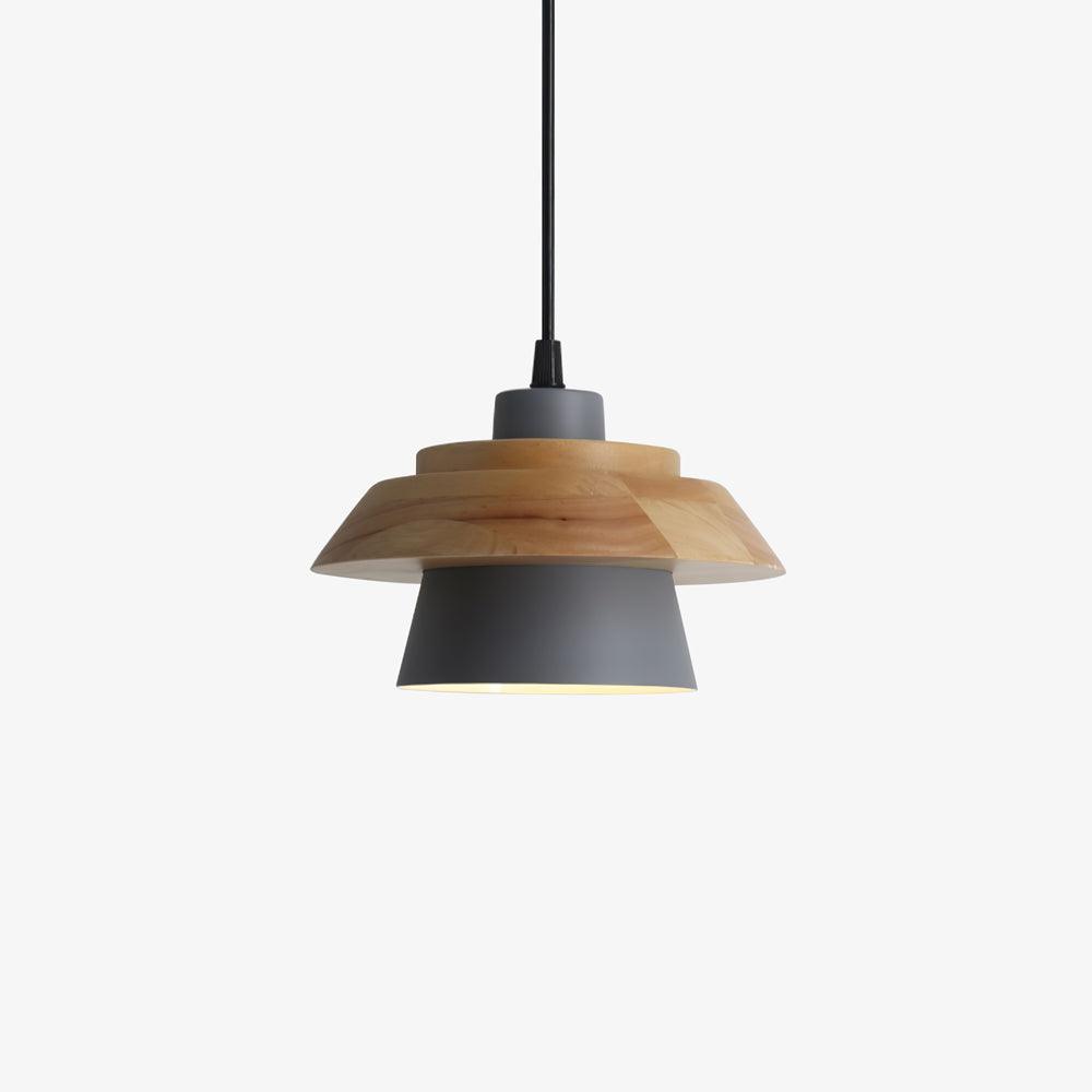 Stone Wood-pendellampe — Nordisk design, justerbar ledning