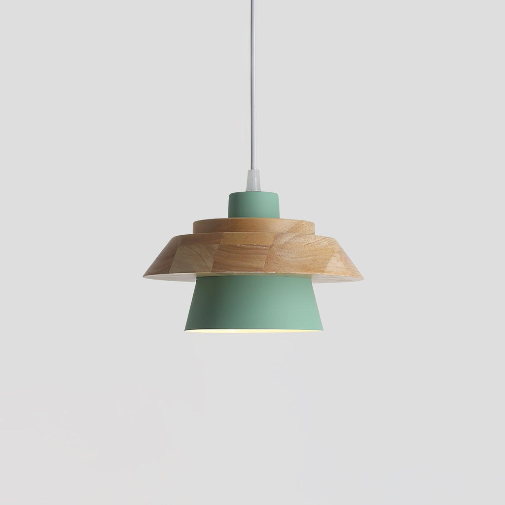 Stone Wood-pendellampe — Nordisk design, justerbar ledning
