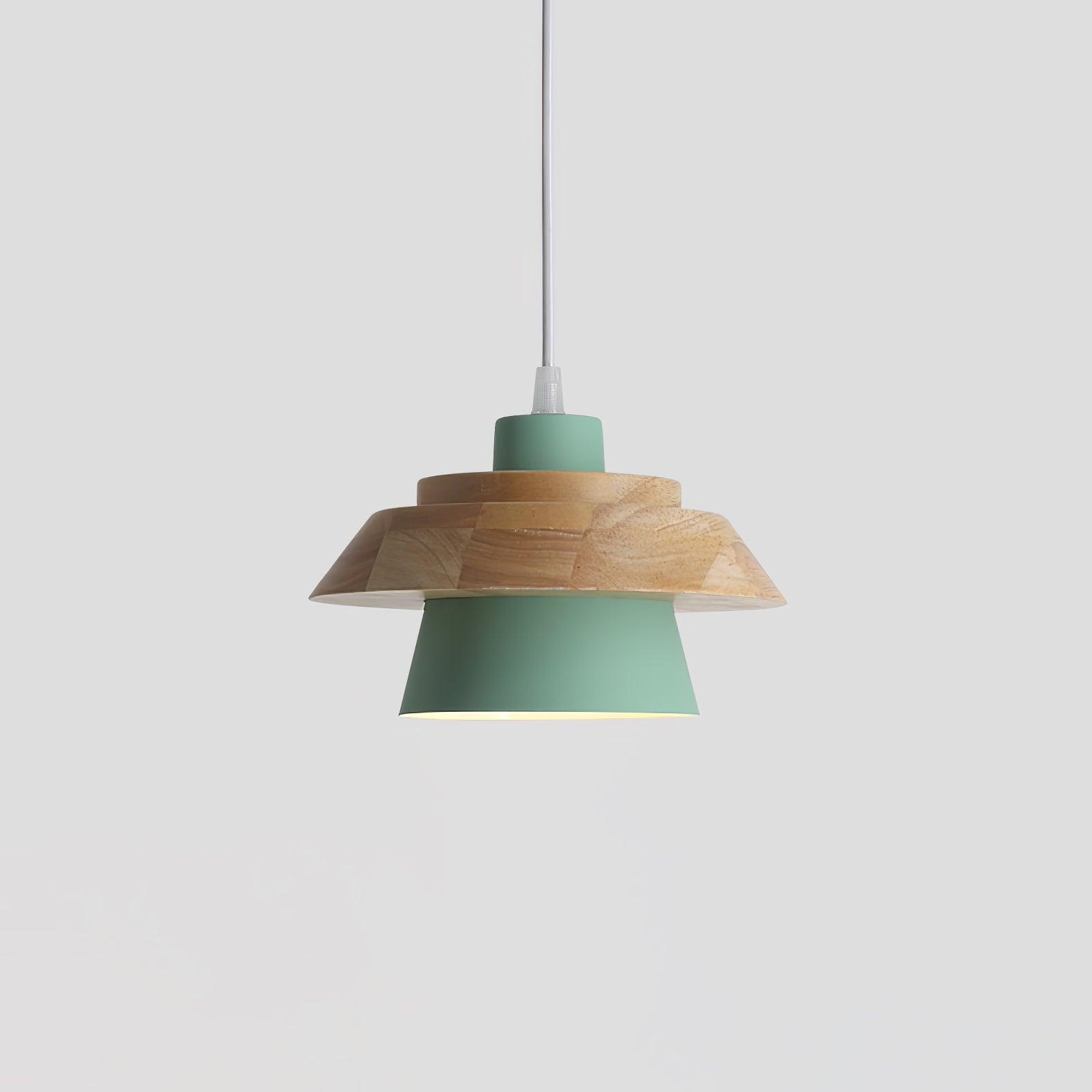 Stone Wood-pendellampe — Nordisk design, justerbar ledning