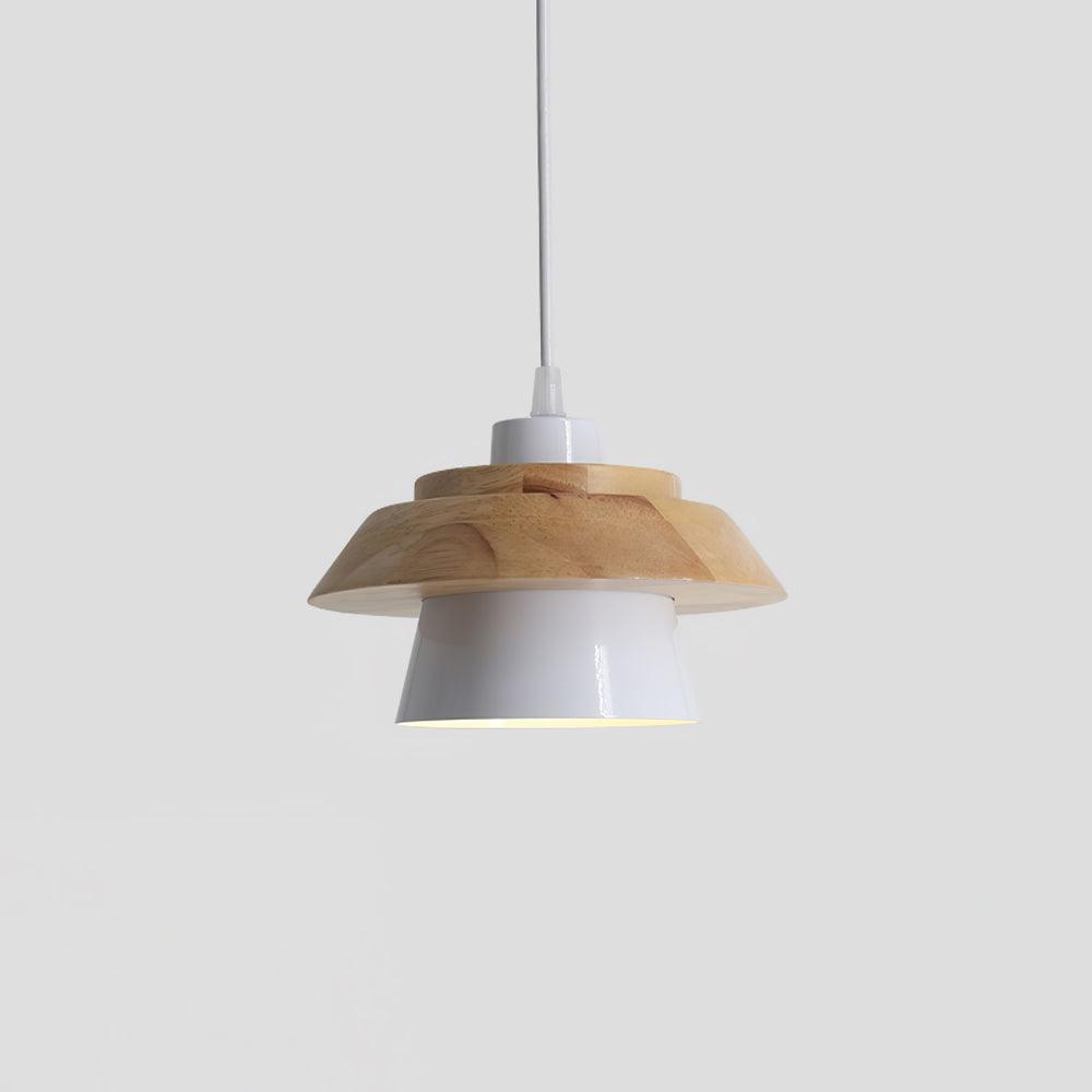 Stone Wood-pendellampe — Nordisk design, justerbar ledning