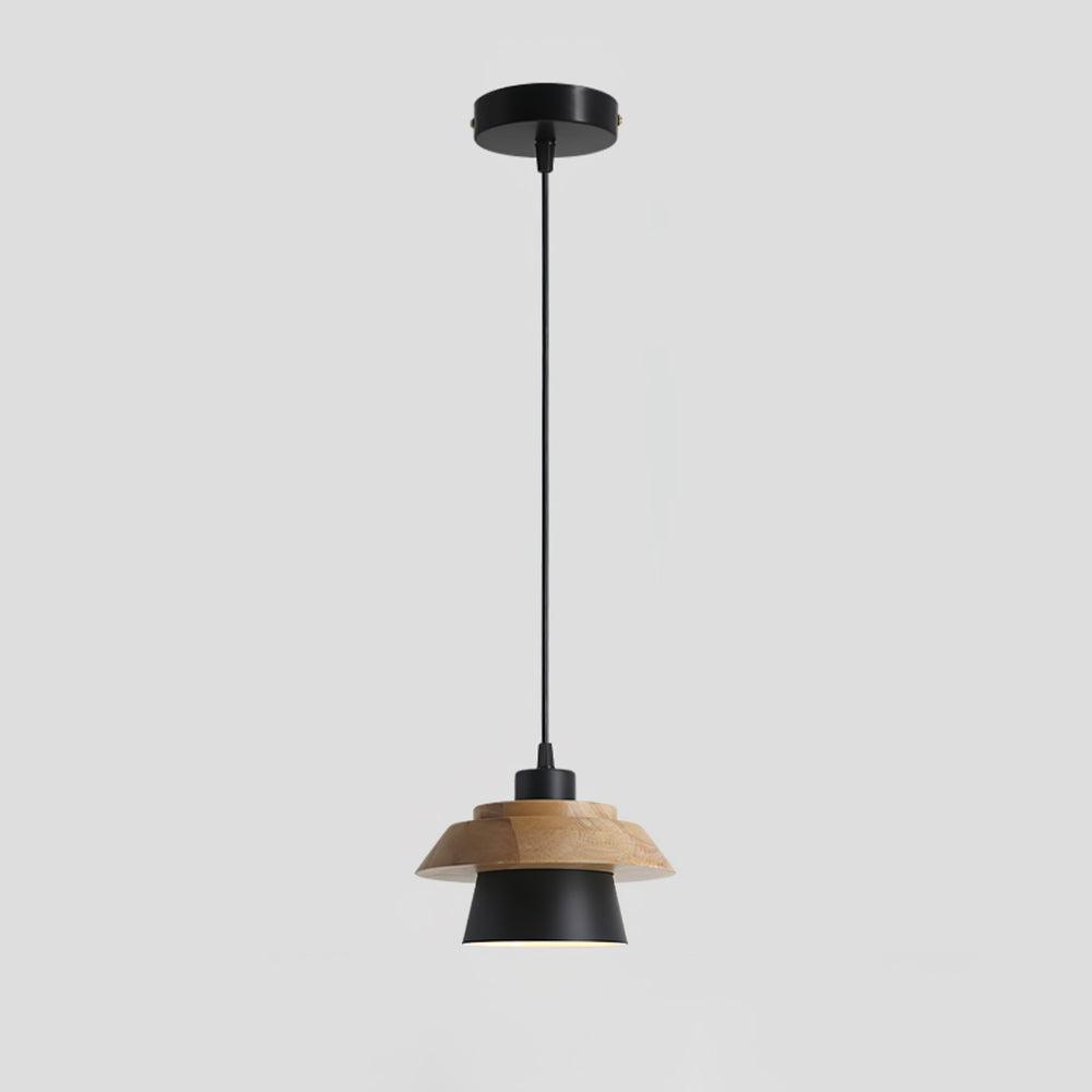 Stone Wood-pendellampe — Nordisk design, justerbar ledning