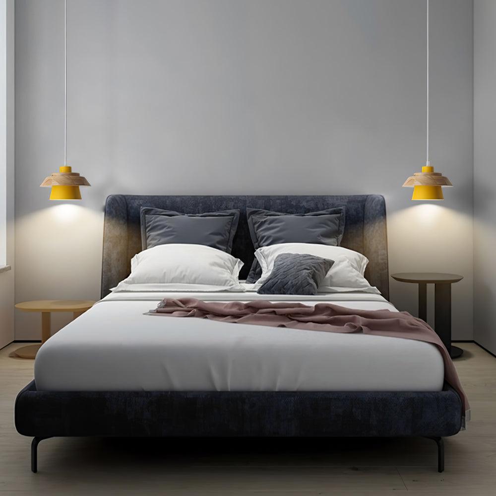 Stone Wood-pendellampe — Nordisk design, justerbar ledning