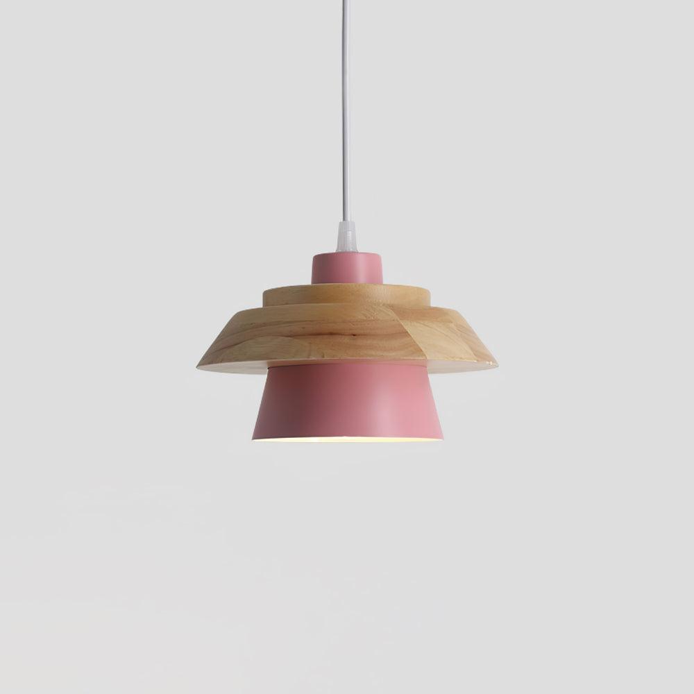 Stone Wood-pendellampe — Nordisk design, justerbar ledning