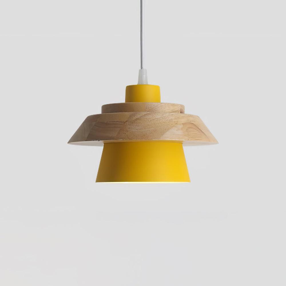 Stone Wood-pendellampe — Nordisk design, justerbar ledning