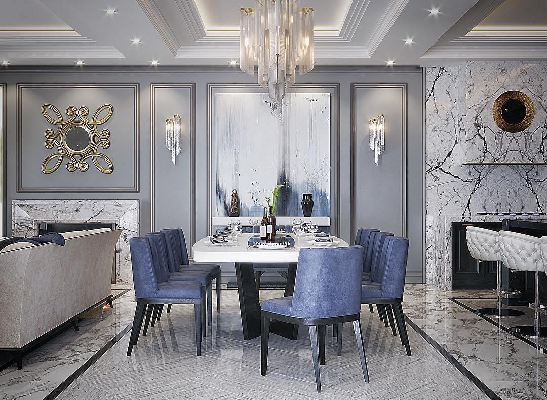 Stream Chain Chandelier — Cascading Link Design, Gold & Silver Finishes