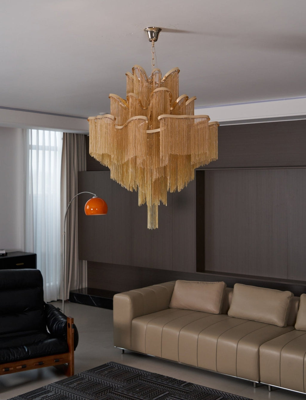 Stream Chain Chandelier - Lamp Outdoor