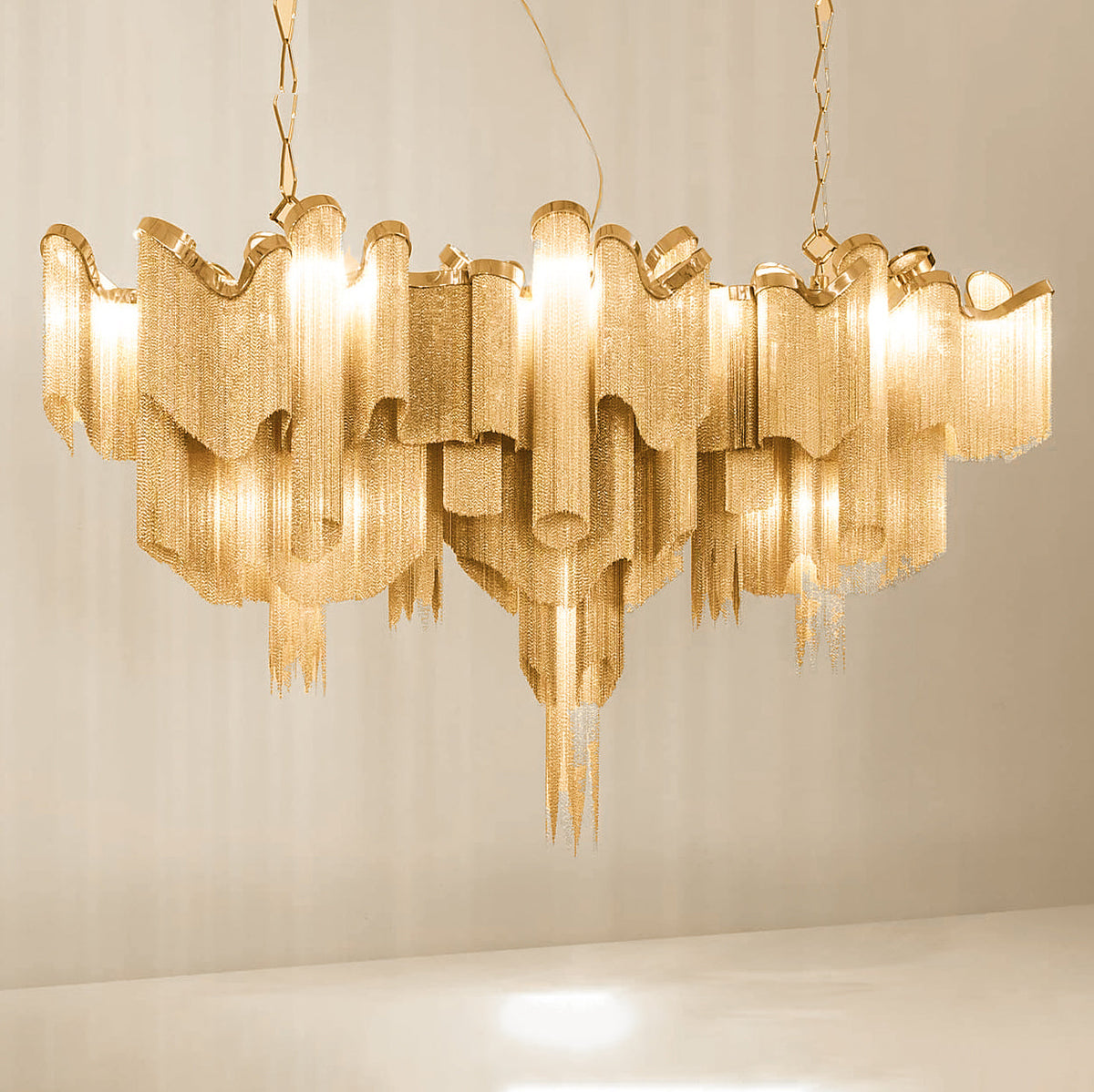 Stream Chain Chandelier - Lamp Outdoor
