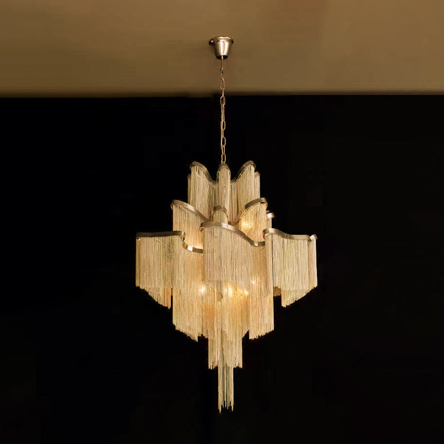 Stream Chain Chandelier - Lamp Outdoor