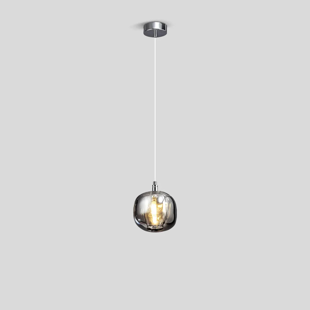 Candelier Gantung Pelbagai Warna Kaca - Orntli