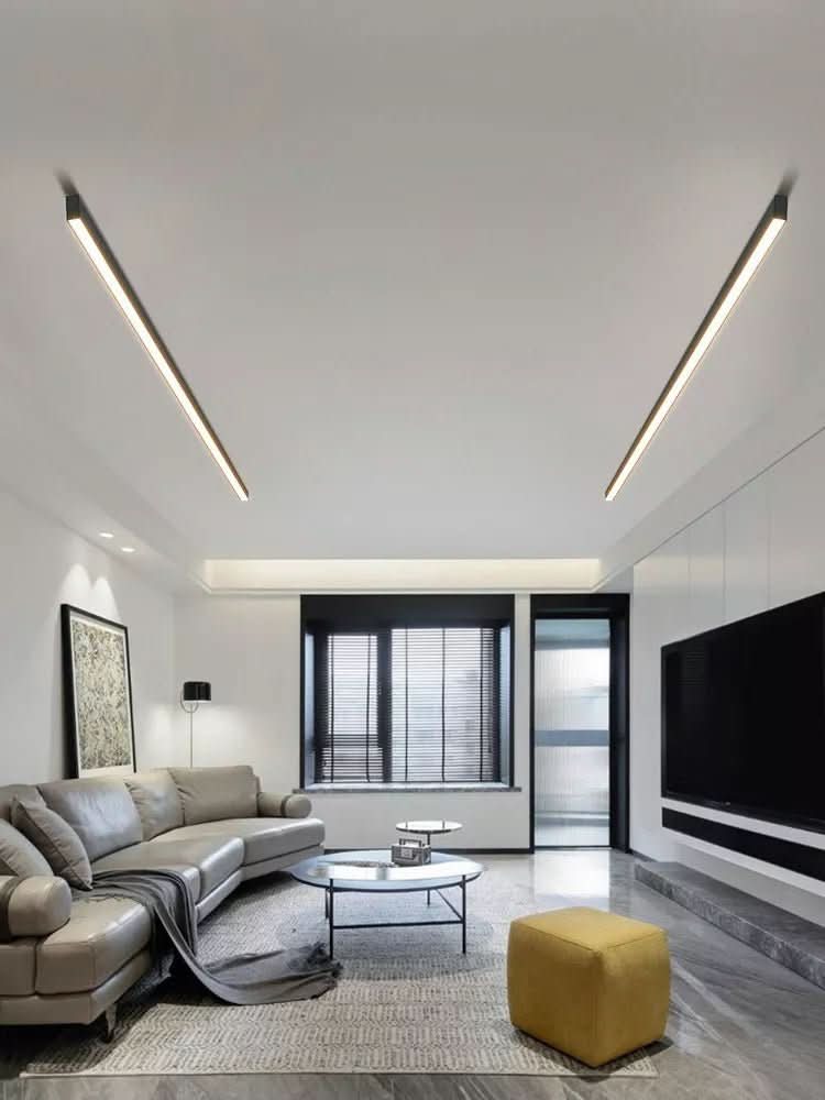 LumaGlow LED stropní svítidlo v minimalistickém severském designu pro moderní prostory