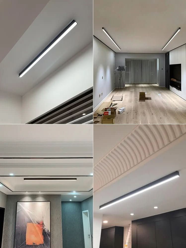 LumaGlow LED stropní svítidlo v minimalistickém severském designu pro moderní prostory