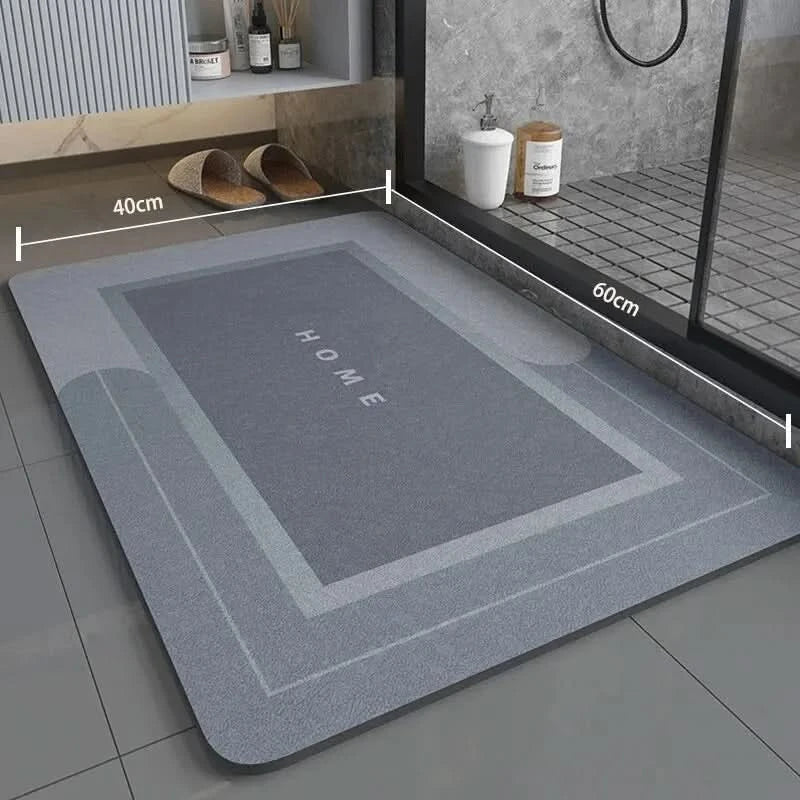 Alfombrilla de baño superabsorbente NovaGuard 40x60 cm antideslizante y cómoda