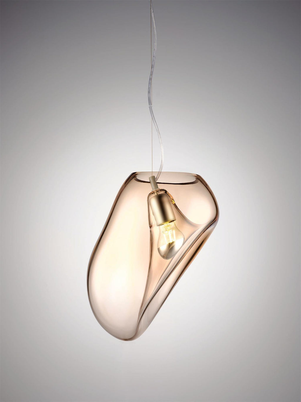 Lawson minimalistische Pendelleuchte aus Klarglas