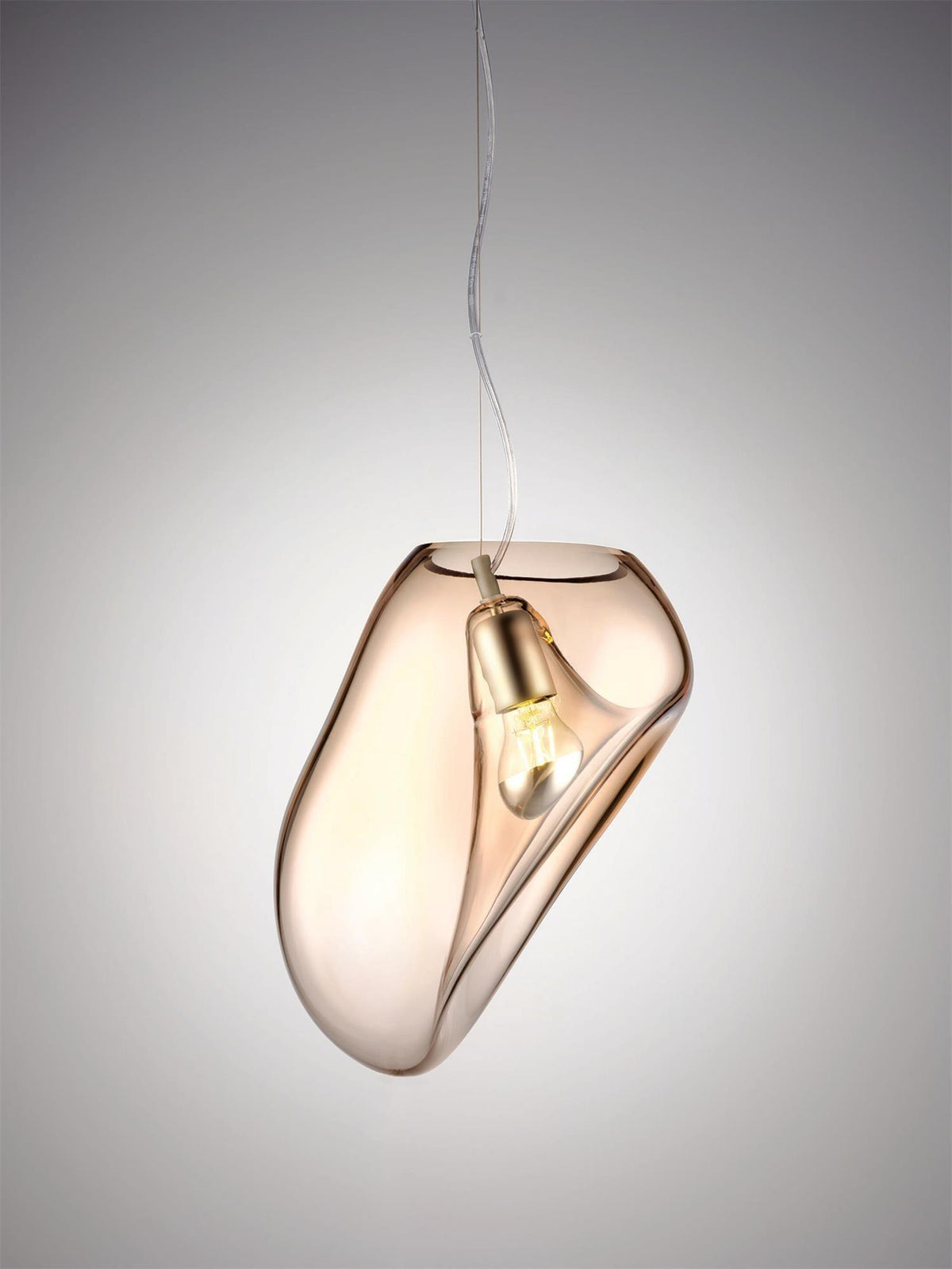 Lawson minimalistische Pendelleuchte aus Klarglas