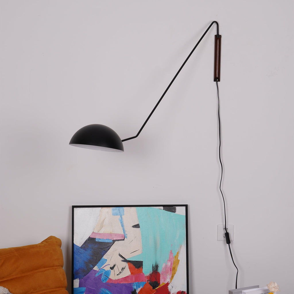 Swing Dome Plug-In Wall Light