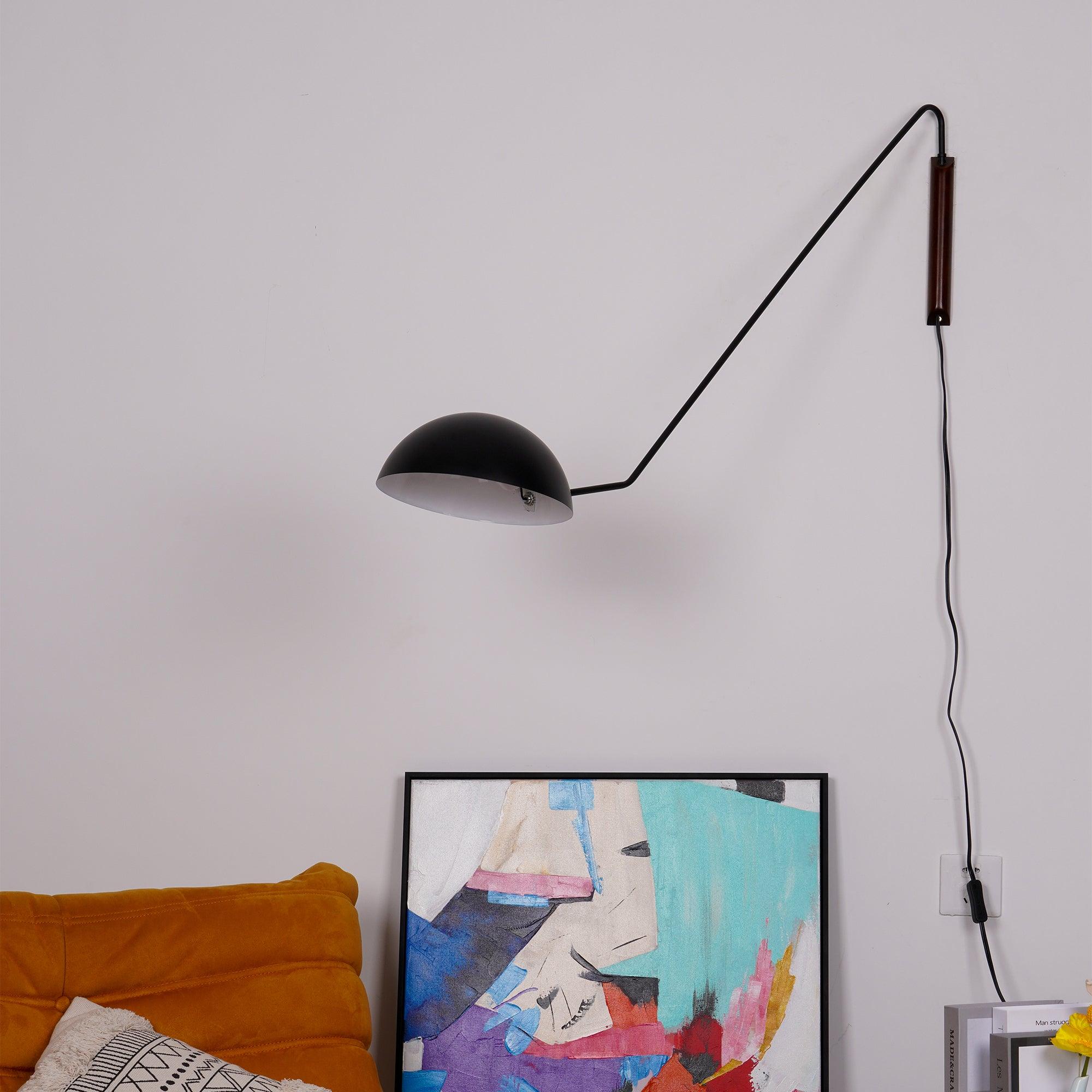 Swing Dome Plug-In Wall Light