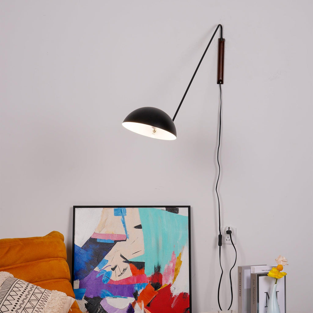 Swing Dome Plug-In Wall Light