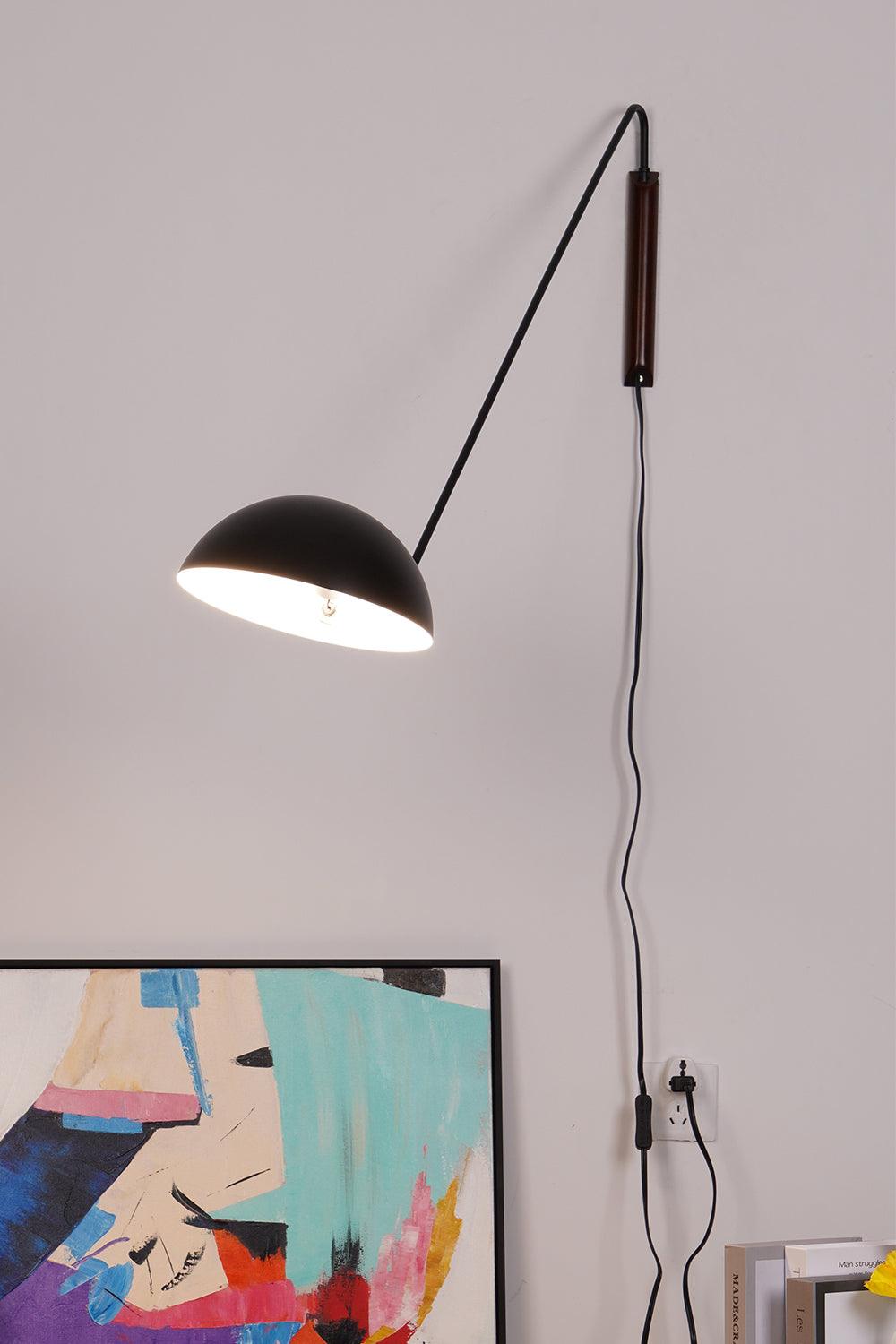 Swing Dome Plug-In Wall Light