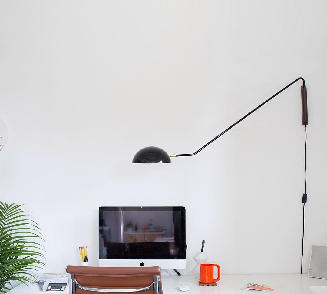 Swing Dome Plug-In Wall Light
