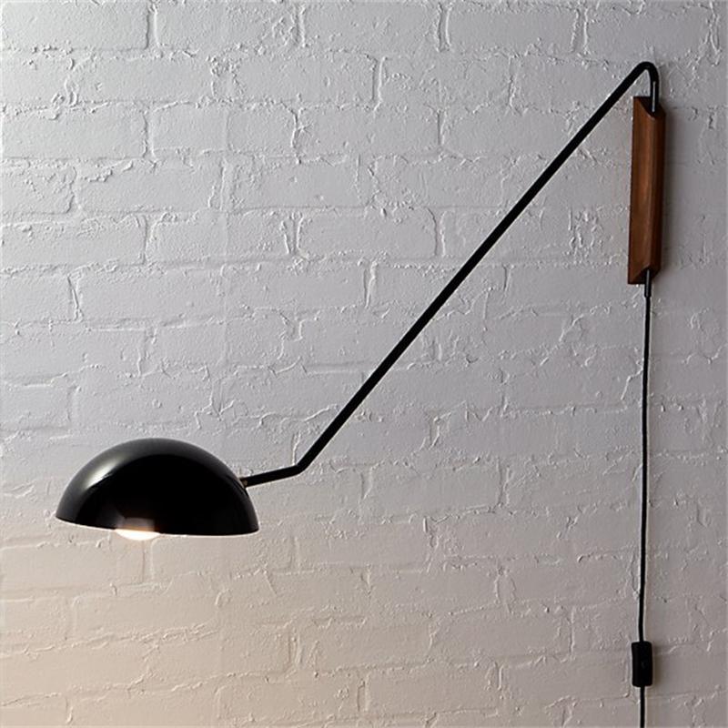Swing Dome Plug-In Wall Light