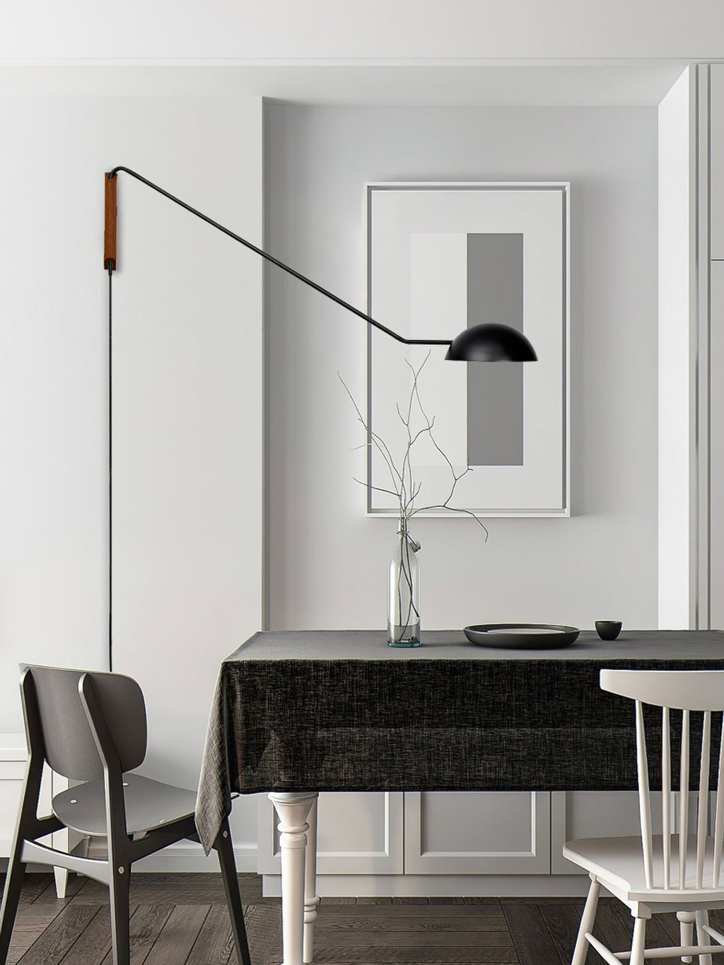 Swing Dome Plug-In Wall Light