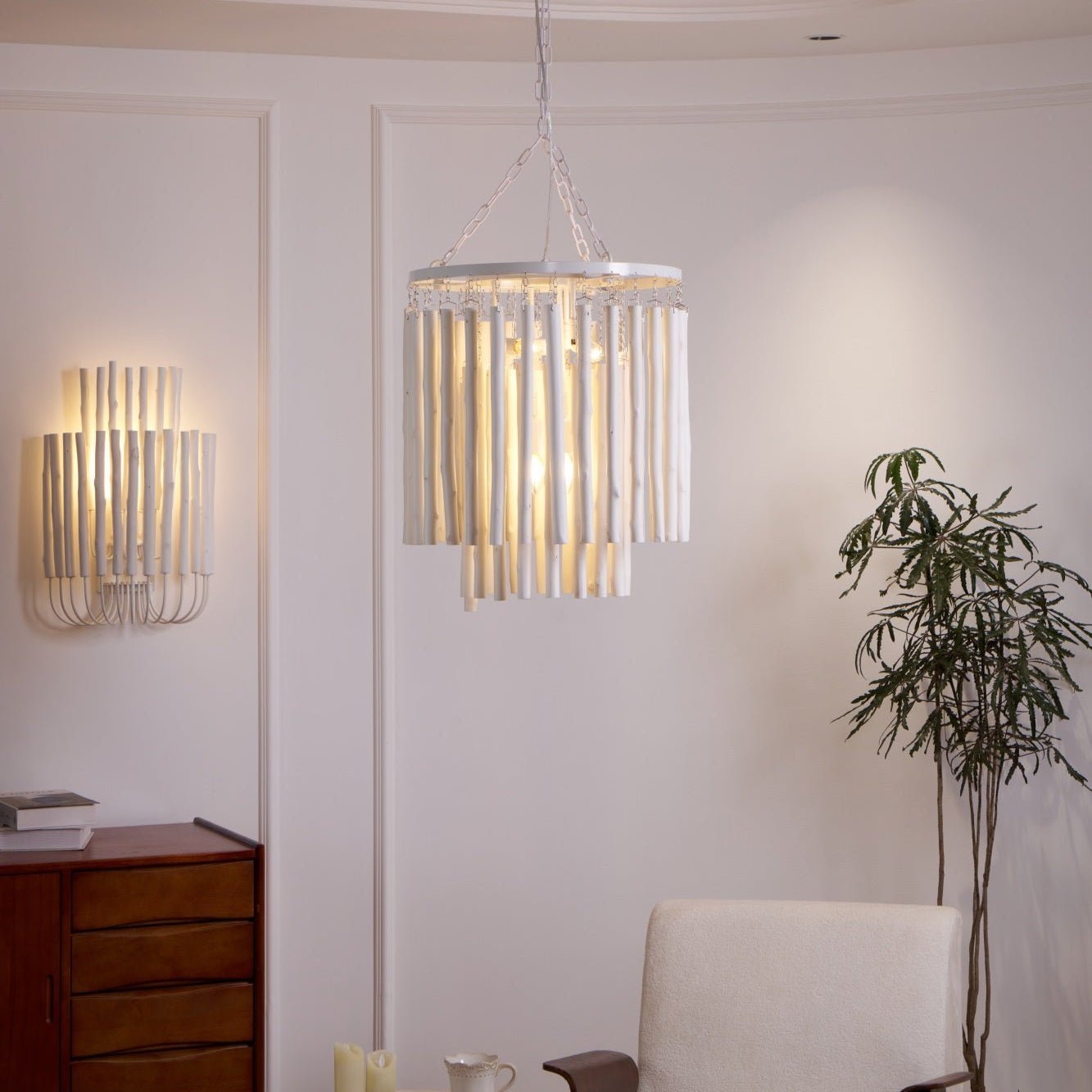 Swinton Chandelier — Tiered Sculptural Pendant