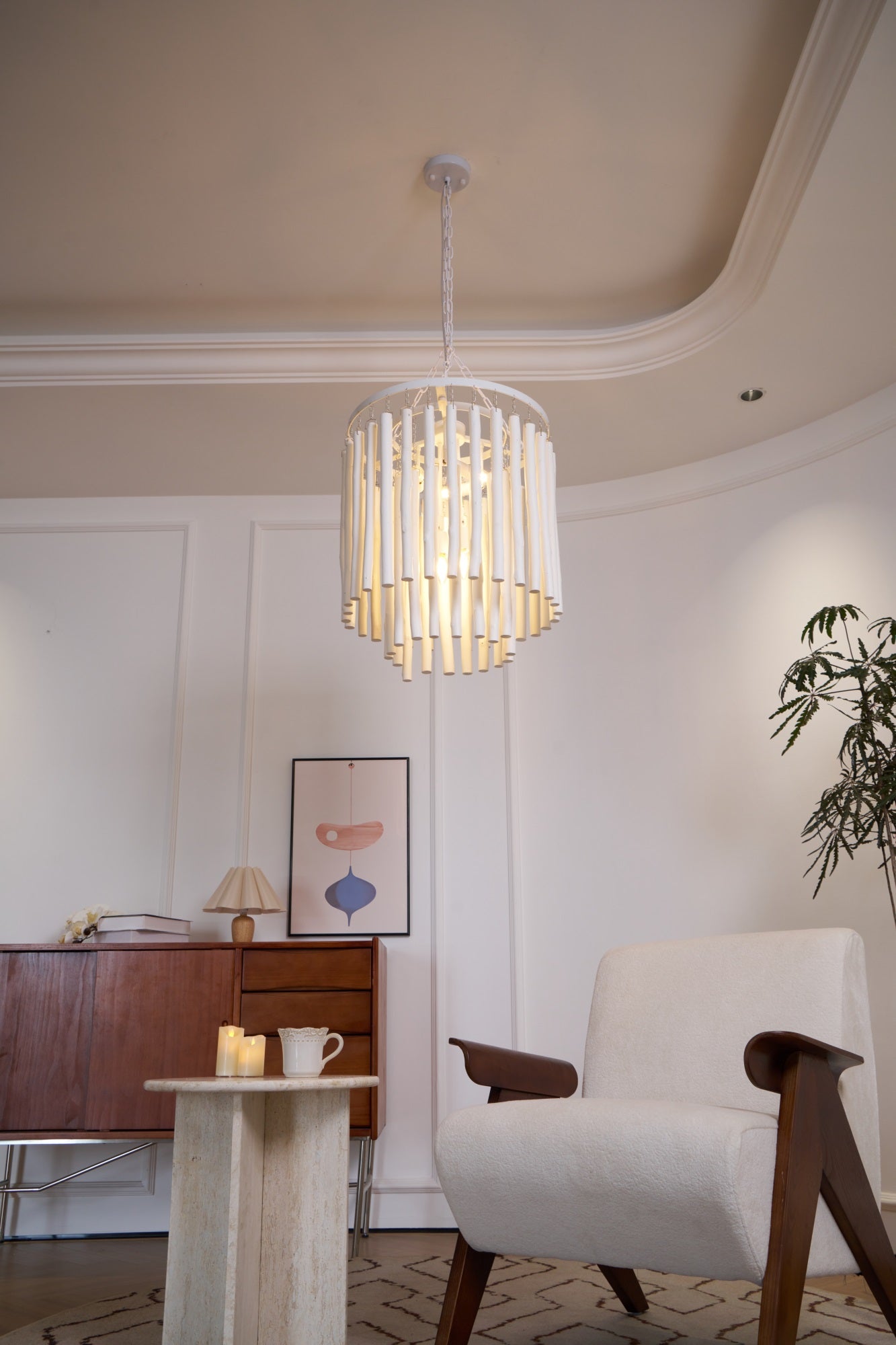 Swinton Chandelier — Tiered Sculptural Pendant