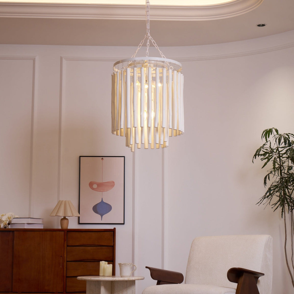 Swinton Chandelier — Tiered Sculptural Pendant