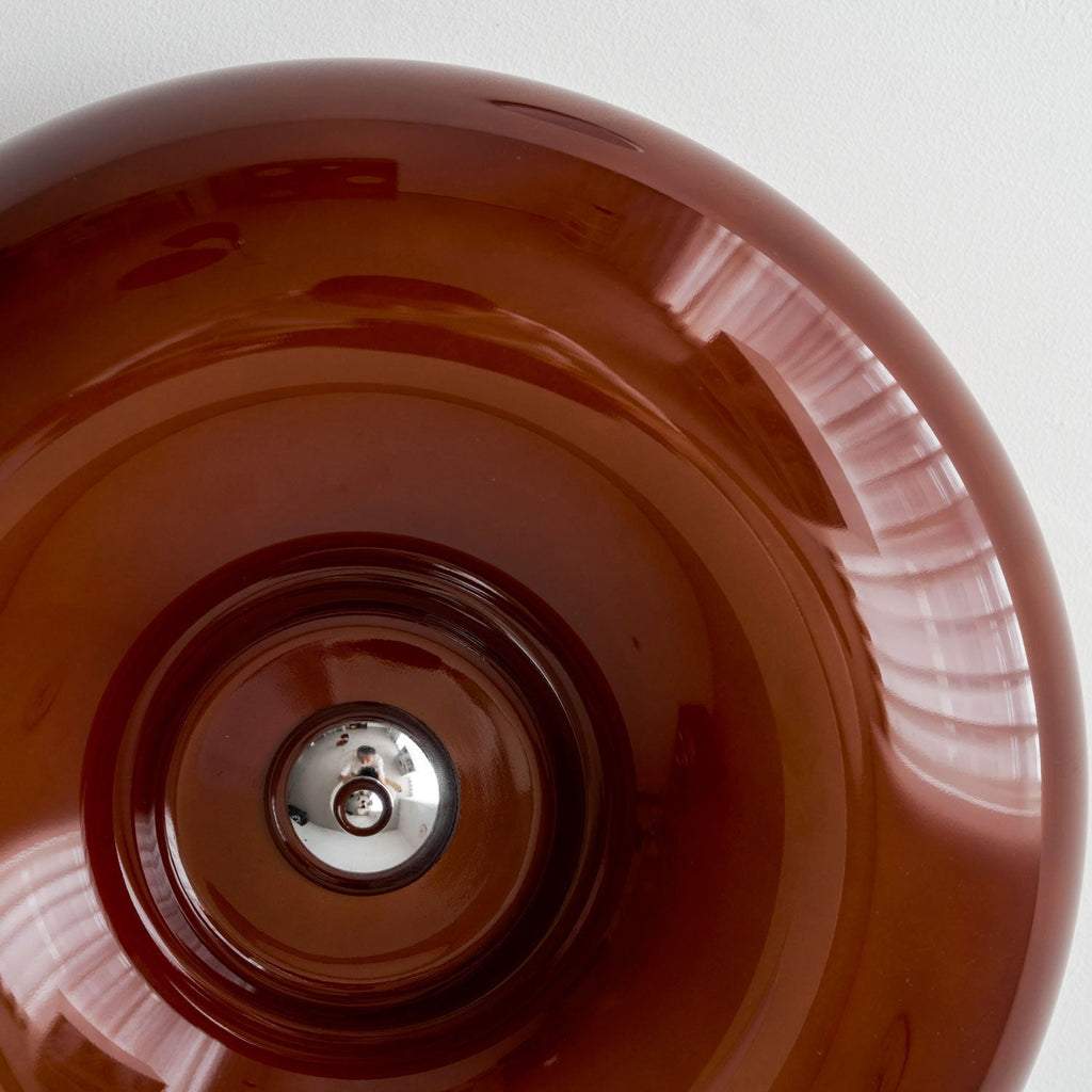 Swirl Glass Ceiling Lamp — White, Coffee, Beige