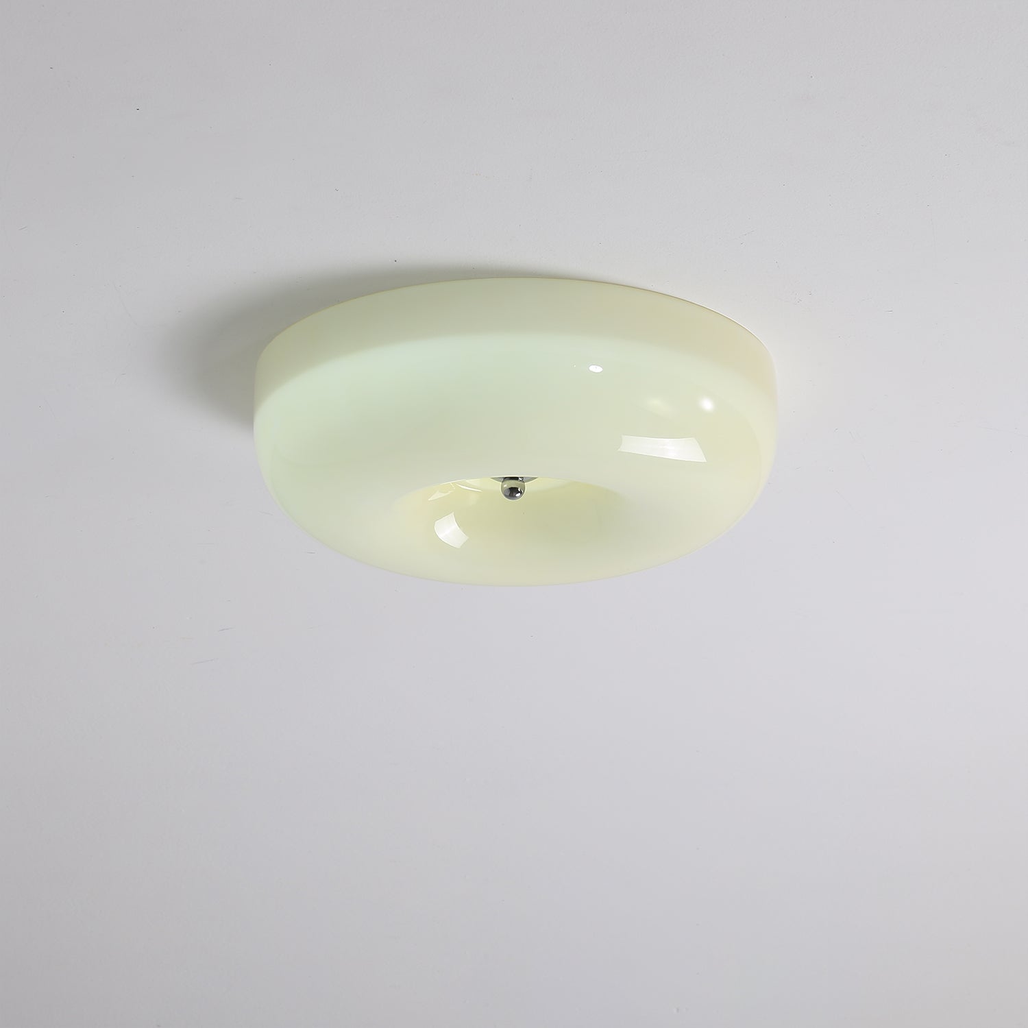 Swirl Glass Ceiling Lamp — White, Coffee, Beige