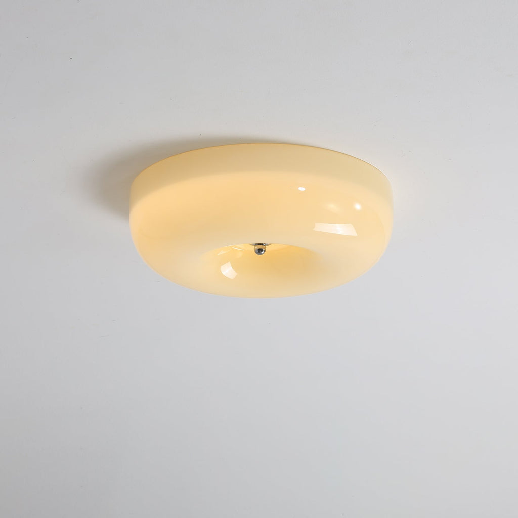 Swirl Glass Ceiling Lamp — White, Coffee, Beige