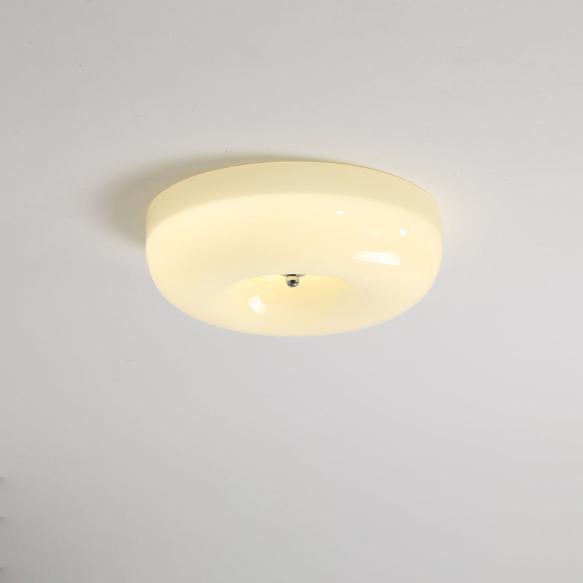 Swirl Glass Ceiling Lamp — White, Coffee, Beige