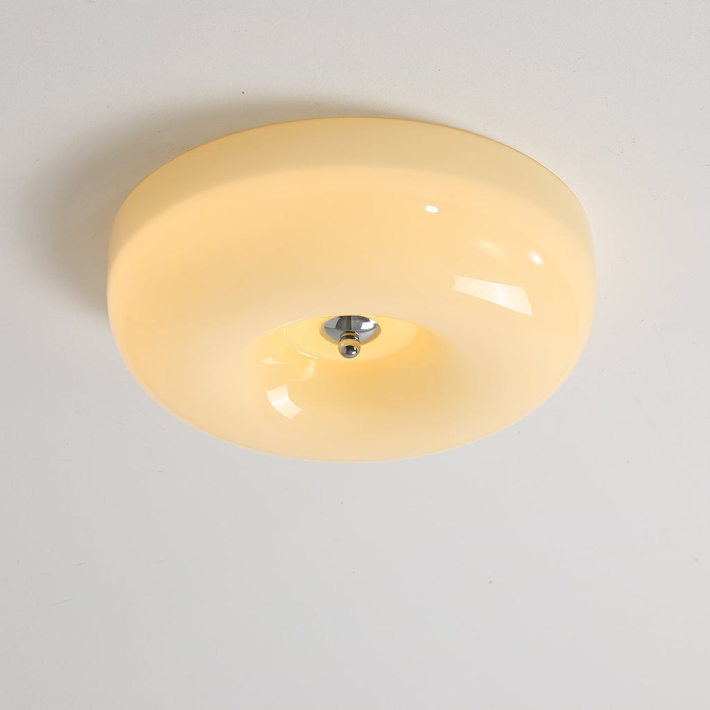 Swirl Glass Ceiling Lamp — White, Coffee, Beige