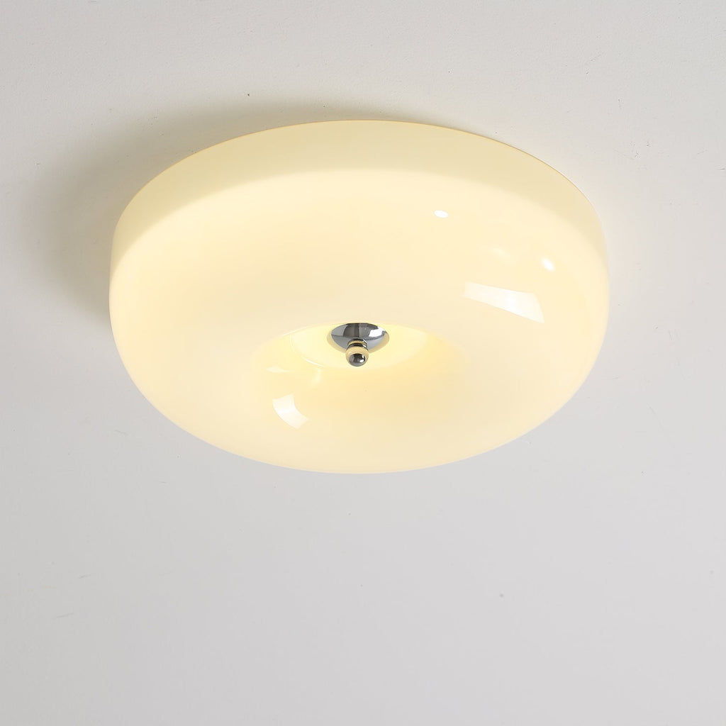 Swirl Glass Ceiling Lamp — White, Coffee, Beige