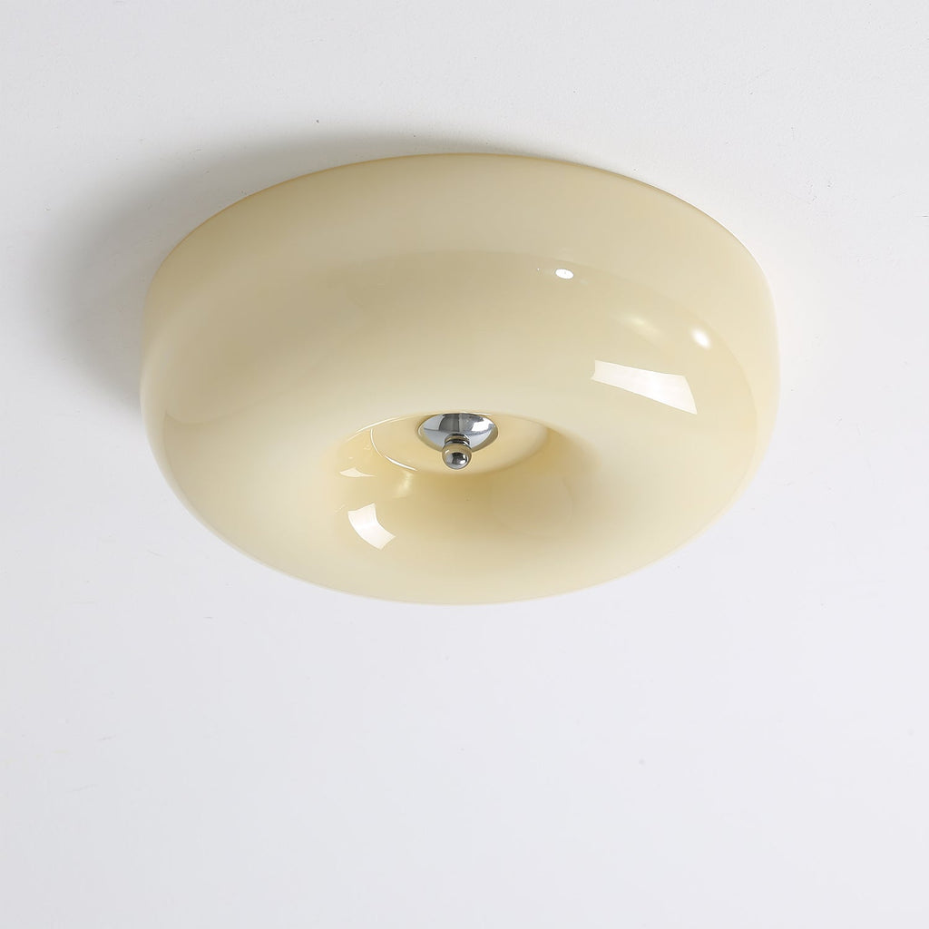 Swirl Glass Ceiling Lamp — White, Coffee, Beige