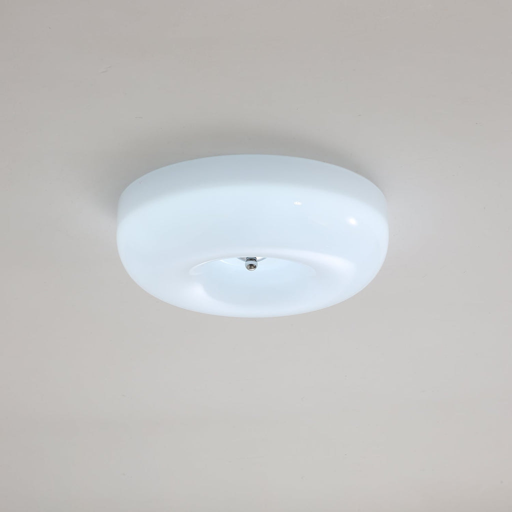 Swirl Glass Ceiling Lamp — White, Coffee, Beige