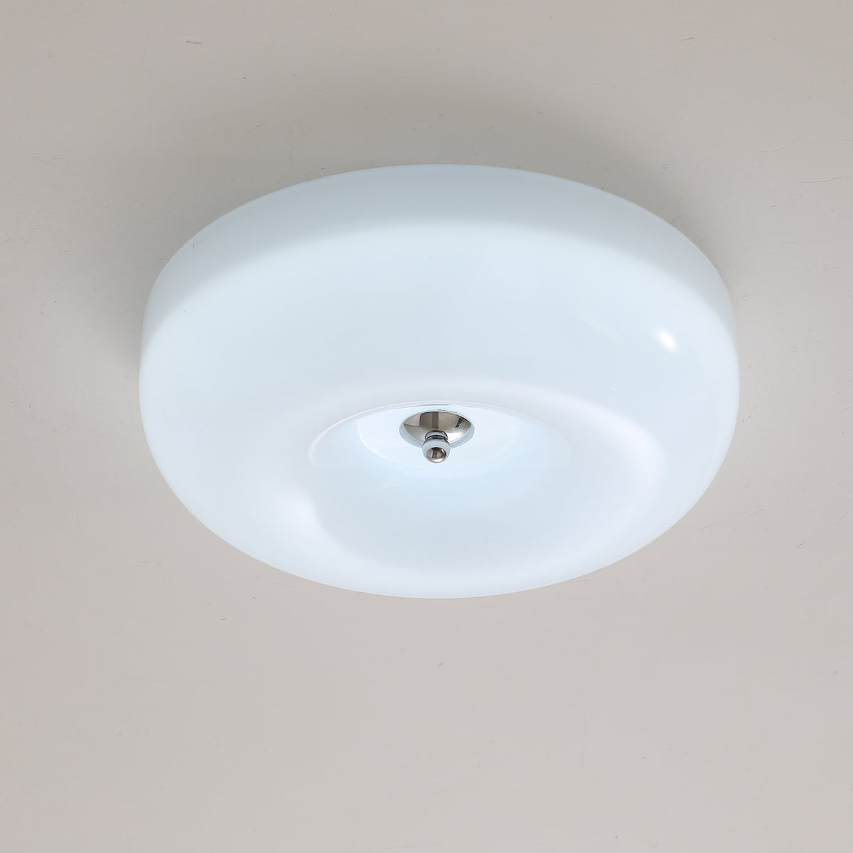 Swirl Glass Ceiling Lamp — White, Coffee, Beige