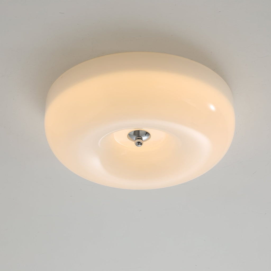 Swirl Glass Ceiling Lamp — White, Coffee, Beige
