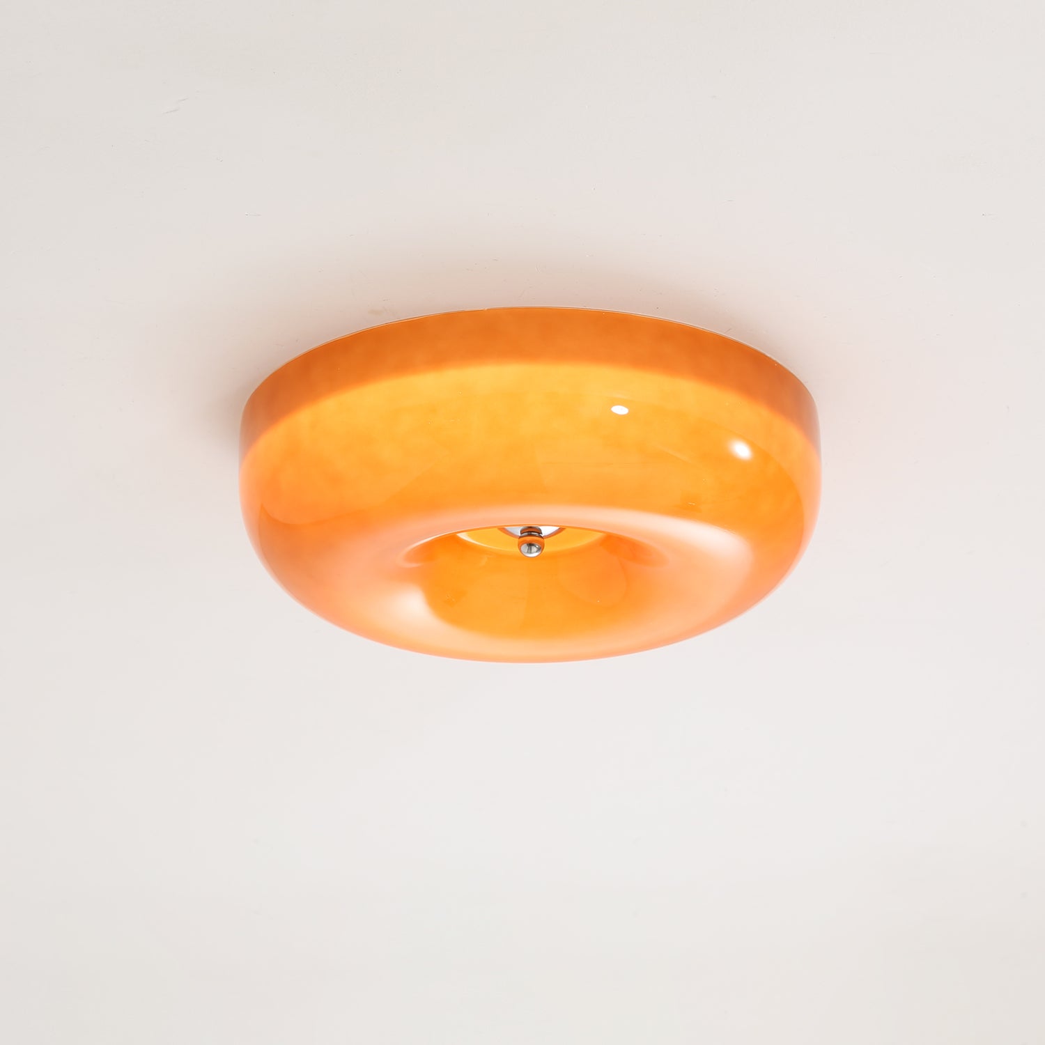 Swirl Glass Ceiling Lamp — White, Coffee, Beige