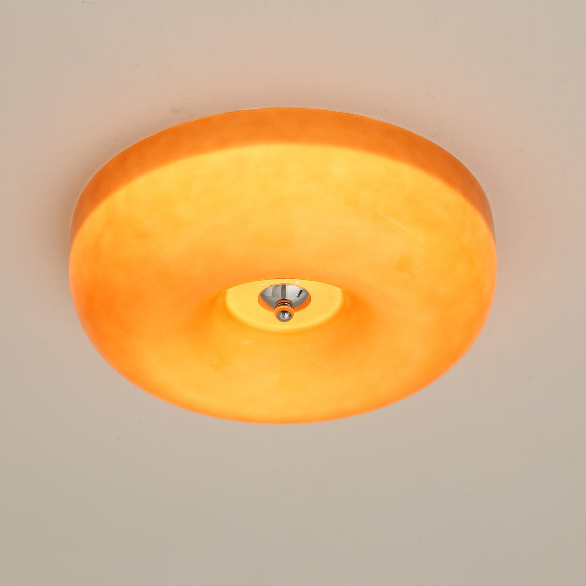 Swirl Glass Ceiling Lamp — White, Coffee, Beige